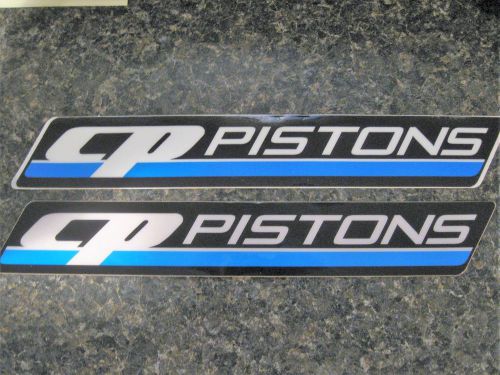 2 x cp pistons racing decals stickers toolbox car truck suv window decal sticker