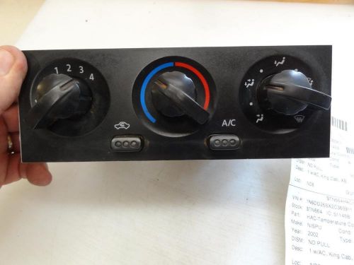 01 02 frontier temperature control w/ac xe 01 xterra temperature control l.tc32