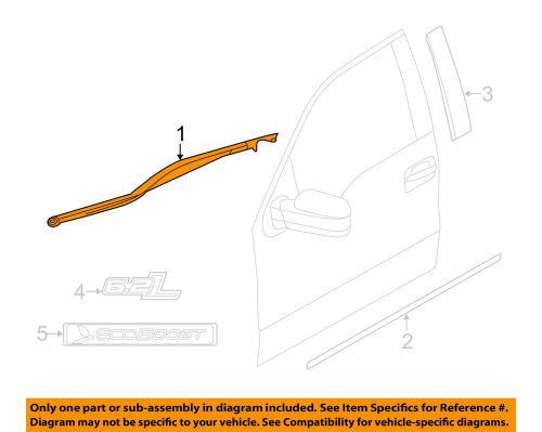 Ford oem 04-14 f-150-door moulding-belt molding right 6l3z1821452a