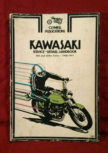 Clymer kawasaki 250 and 350cc twins 1966-1972 service repair handbook