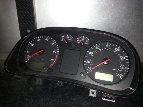 Volkswagen jetta speedometer cluster; (cluster), vin m 8th digit, 2.8l (6 cyl)