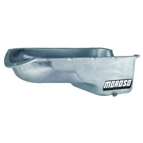 Moroso 20492 moroso oil pan clear zinc fits:pontiac 1967 - 1981 firebird base v