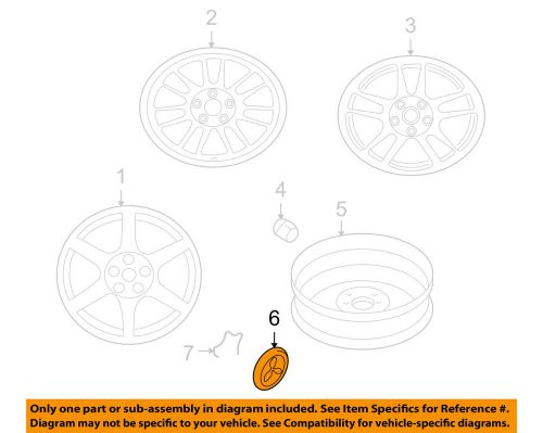 Mitsubishi oem 03-04 outlander wheels-center cap 4252a014