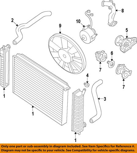 Nissan oem 93-02 quest radiator-lower hose 215030b701