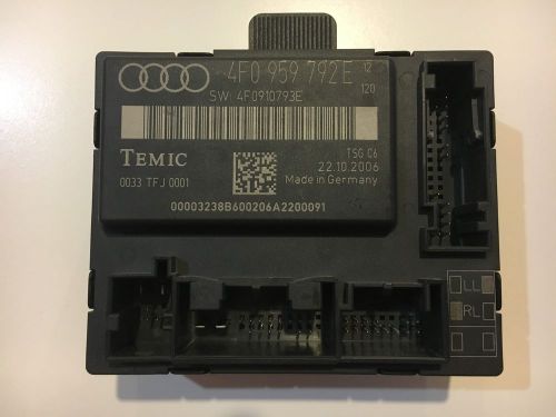 05-11 audi a6 right front door control module relay 4f0 959 792 e