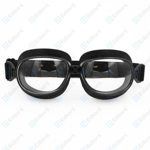 Aviator pilot cruiser motorcycle scooter atv goggles eyewear transparency lens