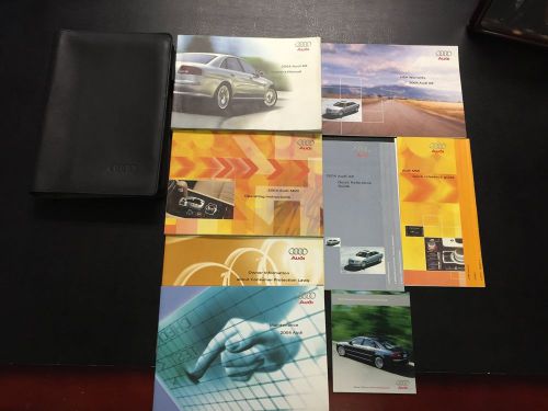 2004 audi a8 owners manual set