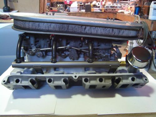 Ford fe 390, 406, 427 original tri-power assembly complete, nice!, 3x2, 3 duece