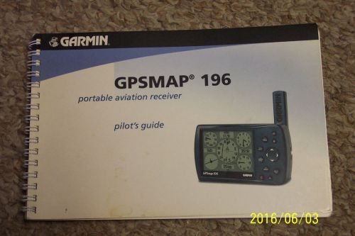 Garmin gpsmap 196 pilot&#039;s guide