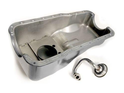 1965-1973 mustang 260 289 302 &amp; boss 302 oil pan w/ baffle &amp; pickup tube