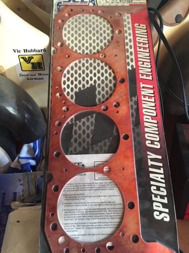 Sce 011154 copper head gaskets sbc 4.155” x .043&#034;