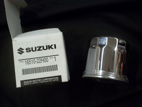 Genuine suzuki chrome oil filter boulevard volusia