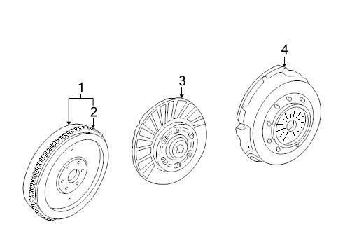 Ford oem clutch pressure plate 8r3z7563b image 4