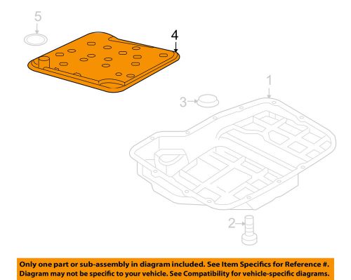 Mitsubishi oem 06-09 raider automatic transmission-filter 68059549aa