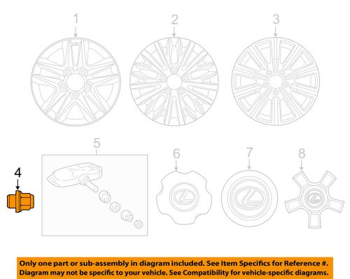 Lexus toyota oem 13-15 lx570 wheels-center cap 4260b60230