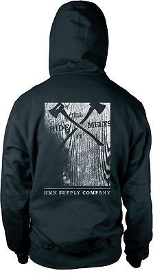 Hmk woodblock zip hoody mens hm2fzwoobx