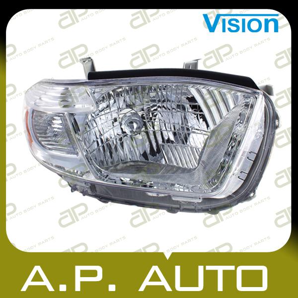 Head light lamp assembly 08-10 toyota highlander right rh base limited jap built