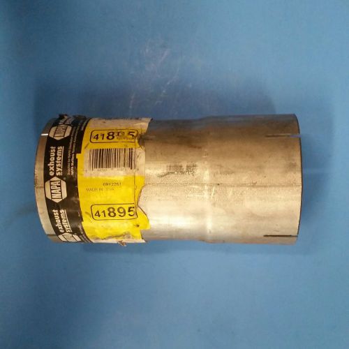 4&#034; id to 4&#034; id 8&#034; long  aluminized exhaust pipe adapter - pipe connector