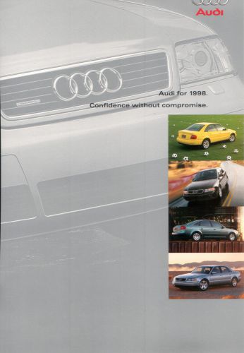 1998 audi sales brochure full line