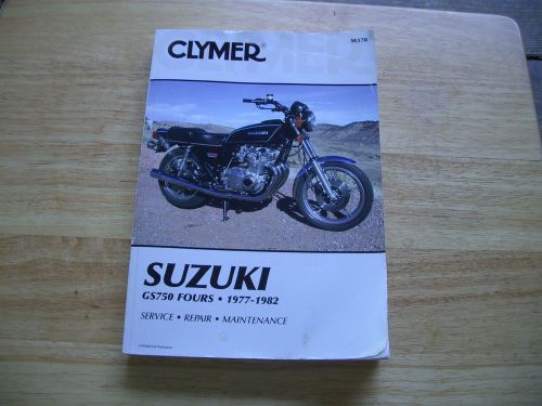 Suzuki gs750 repair manual clymer m370