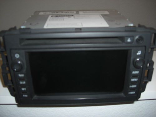 2007-2013 gm gmc sierra denali hd sle slt gps navigation cd am/fm radio 15940102