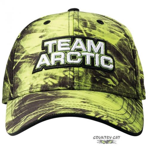 Arctic cat team arctic honeycomb performance cap – green &amp; black- 5263-083-085