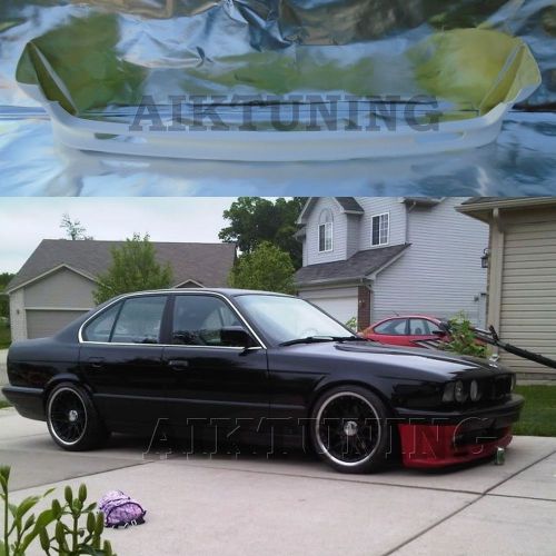 Bmw e34 front bumper zender style spoiler splitter addon valance tuning lip