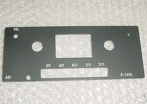 New / nos, 400 series cessna aircraft / arc avionics rt-346a adf faceplate