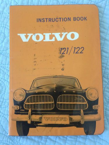 65 1965 volvo 121/122 owners manual