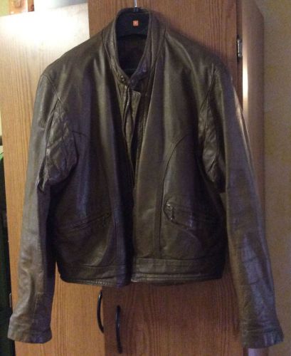 Vintage kawasaki leather motorcycle jacket