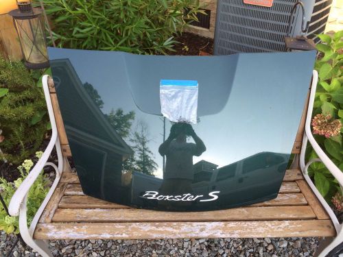 Porsche 987 boxster 2005 - 2011 oem aluminum rear trunk lid racing green 17k mi.