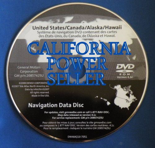 4.1c update for 2007 2008 2009 chevy avalanche suburban tahoe navigation dvd
