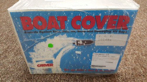 Carver industries poly-guard ii gray bass boat cover- dimensions: 18&#039;6&#034; x 96&#034;