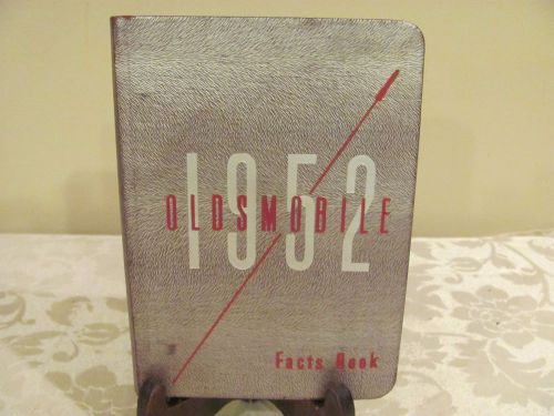 1952 oldsmobile dealer data book facts de luxe 88 super 88 98 rocket engine