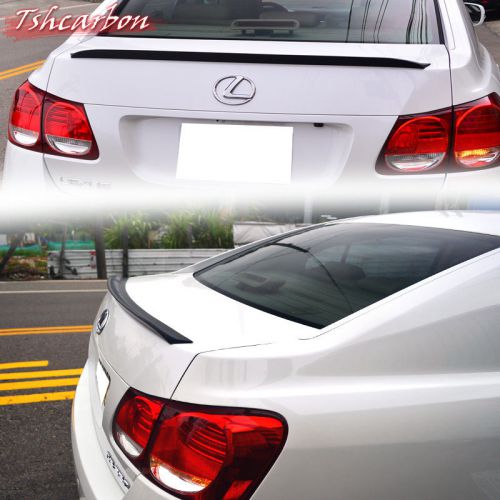 Unpainted lexus gs450h gs300 gs350 sedan trunk window spoiler 2006-2011 k type