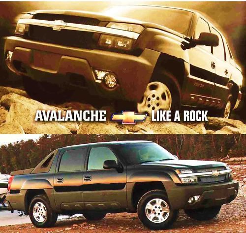 2001 chevy avalanche brochure -avalanche-z71-vortec 5300-avalanche