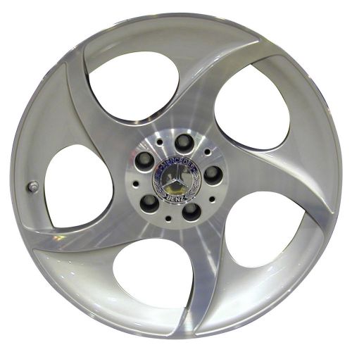 65324 factory, oem 18x8.5 alloy wheel bright sparkle silver with a machined face