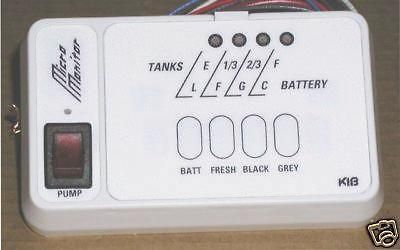 Kib enterprises monitor panel f/3 tanks &amp; batt pam212