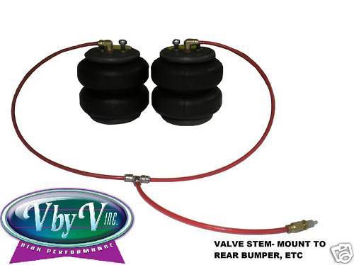 Air bag suspension line kit 3/8&#034; npt brass ( bags not included ) 1(pr) each
