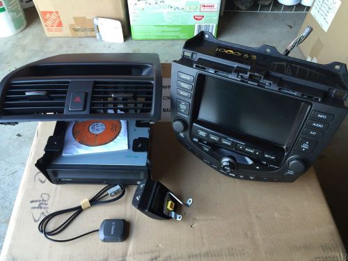 2003 - 2007 honda accord oem navigation system install kit complete