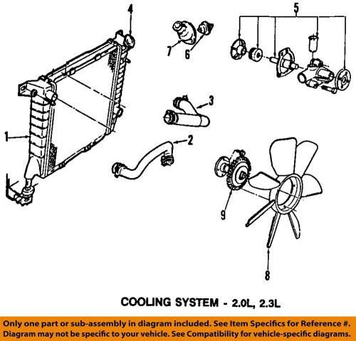 Ford oem-engine coolant thermostat f8cz8575aa