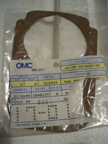 Omc evinrude johnson magneto gasket, 510334, new in the package