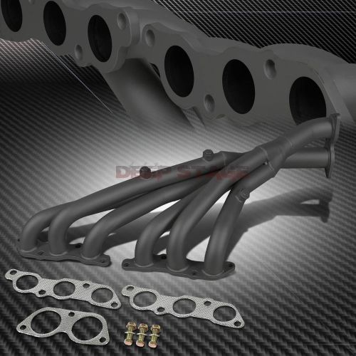 Black steel racing header exhaust manifold for lexus is300 altezza xe10 3.0 2jz