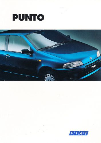 1997 fiat punto sales brochure catalog uk