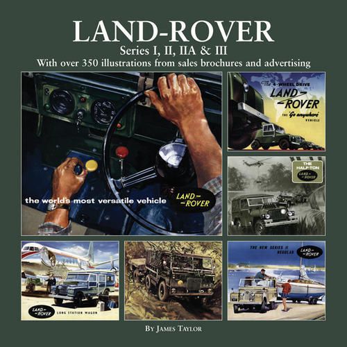 Land rover series i ii iia iii sales brochures advertising illustrations