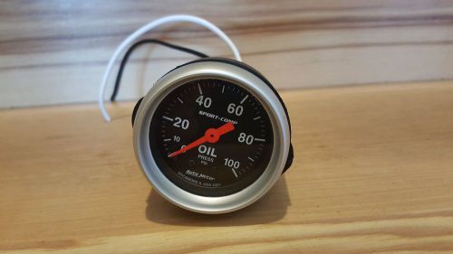 Auto meter 3321 sport comp mechanical oil pressure gauge