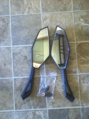 10mm pair of rear mirrors for honda cb600 cb750 cb900 cb1100 cb1000r cb1300