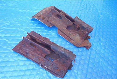 70 71 72 chevelle ss malibu rear seat floor mounting brackets original gm