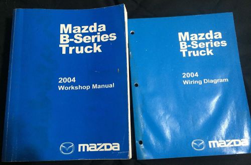 2004 mazda b-series truck factory oem service repair shop manual set