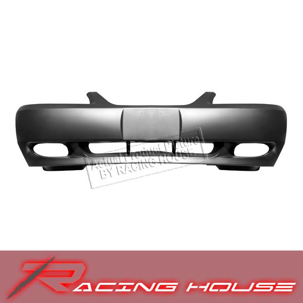 1999-2004 ford mustang gt unpainted front bumper cover replacement 00 01 02 03